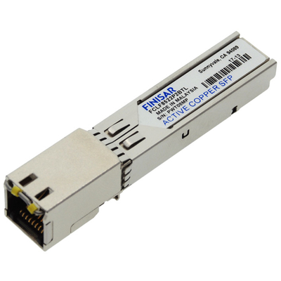 Finisar FCLF8522P2BTL Koperen SFP Transceiver RJ45 850nm 300m 1000BASE-T RoHS Compliant