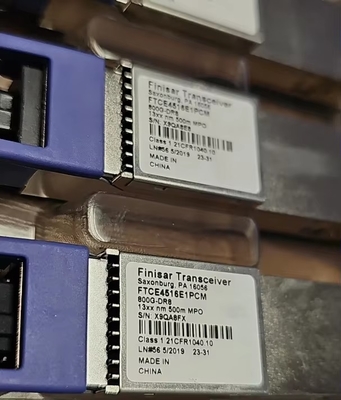 Nieuwe Finisar QSFP-DD-800G-DR8 500m SMF MPO16 Parallelle optische modules High Rate 800G Network Switch 16 Core Capacity 400G Glasvezel apparatuur