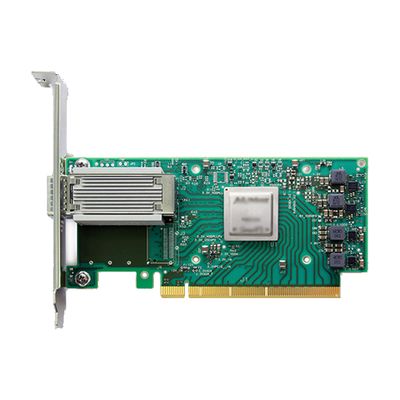 Mellanox MCX515A-GCAT 50G Dual Port Netwerk Interface Card ConnectX-5 EN Adapter SFP Draadloos USB Bedraad Extern PCIe Computer