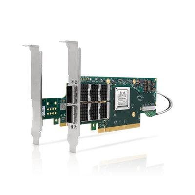 Nieuwe Mellanox MCX654106A-ECAT Connect-6 Dual-Port QSFP56 100GbE Draadloze Netwerkkaart Data Center PCIe Interne Server Stock