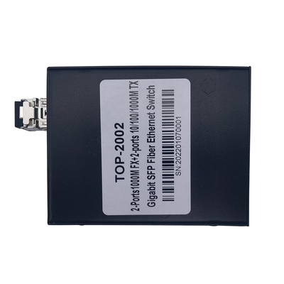 1000M 1 RJ45-de Media van Gigabit Ethernet van de Havenvezel Convertor