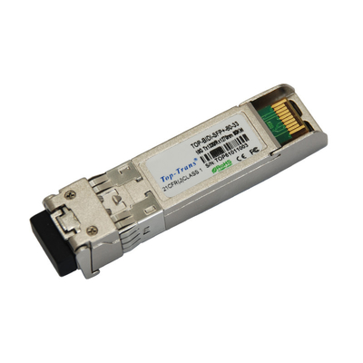 10Gb/S 60km de Zendontvangersfp Duplexlc van BIDI Optische Schakelaar