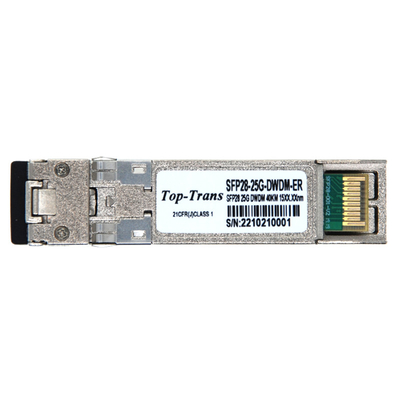 de Zendontvangers25gbase CPRI C Band 40KM van 25g Sfp28 DWDM de Dubbele LC DOM For 5G IoT Toegang van SMF