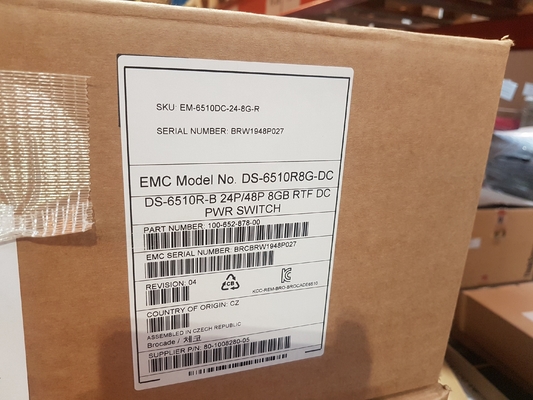EMC DS6510B 24 Schakelaar em-6510-24-8g-r van het Haven de Actieve 8GB Brokaat San