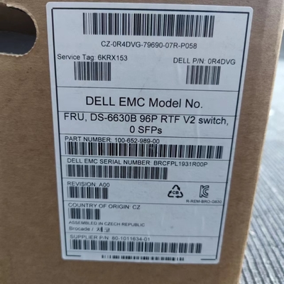 Ds-6630B SCHAKELAAR 128 Havens 48 van DELL EMC CONNECTRIX 32GB FC Havenbasis