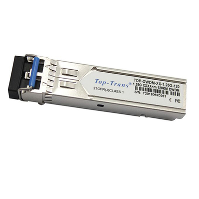 1.25G DWDM SFP Optische Zendontvanger 120km Low Power Dissipatie Netwerk Oplossing