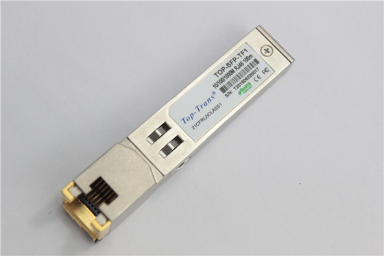 Arista SFP-1 G-T Compatible Copper RJ45 SFP 100m Optische Zendontvanger van Cat5 Cat5e