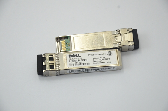 Multimode SFP+ Optische de Zendontvangermodule van Dell ftlx8571d3bcl-FC 10Gb/S 850nm
