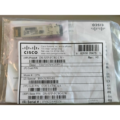 De Modules van Cisco 8Gbps ds-SFP-fc8g-LW Fibre Channel SFP+ snakken Golflengteoptica