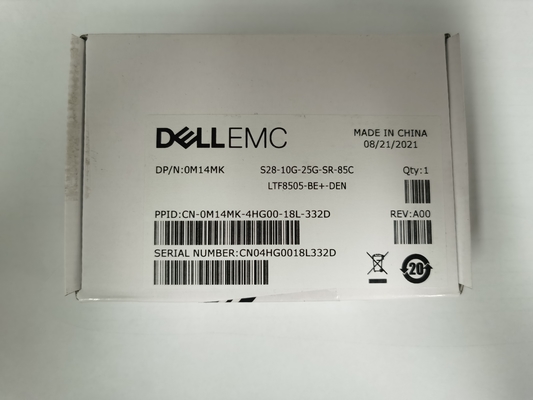 Het ltf8505-be+-HOL 0M14MK van Dell EMC s28-10g-25g-SR-85C Optische Zendontvangermodule
