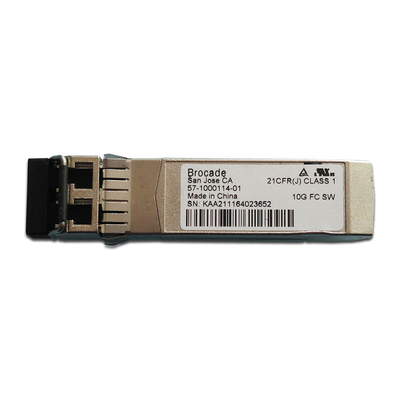 Brokaat xbr-000218 57-1000114-01 10G Fibre Channel SFP+ Zendontvanger850nm 300m LC MMF Module