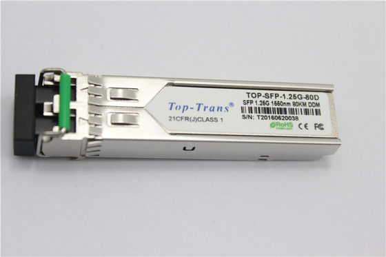 Jeneverbes ex-SFP-1ge-links 1550nm 70km Singlemode Optica van Gigabit SFP Ethernet