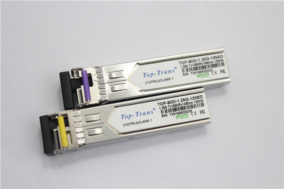 Cisco-GLC-bx120-u 1.25G BIDI SFP 1490nm 1550nm 120km de Simplexlc Zendontvanger van SMF