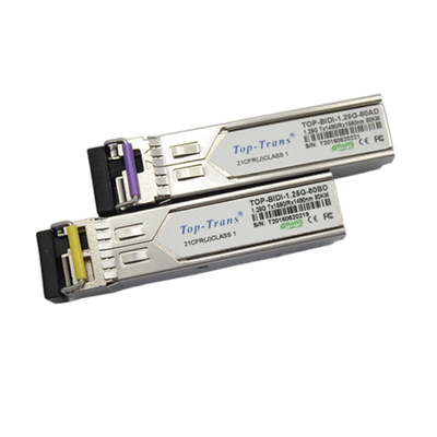 Cisco GLC-bx80-RE 1.25G BIDI SFP 1490nm 1550nm 80km de Simplexlc Zendontvanger van SMF