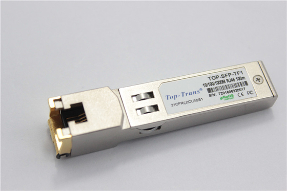 Koperrj45 SFP 1GbE 1000base-t Zendontvanger Mellanox mc3208411-t