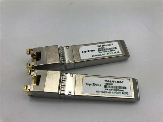 Zendontvanger van het Mellanox mfm1t02a-t 10gbase-t de Compatibele 10G Koper RJ45 SFP+