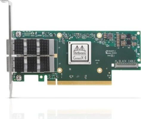 Mellanox mcx653106a-ECAT HPE P24249-001 InfiniBand HDR 100GbE QSFP56 PCIe Adapter NIC