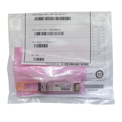 Compatibel gebruikte SFP-25G-SR-S vezelmodule 25GBase-SR SFP28 transceiver