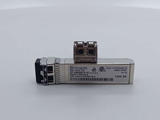 Brocade 57-0000075-01 XBR-000180 Optische Transceiver 10G-SR MMF SFP+ - LC 300m 850nm DDM-module