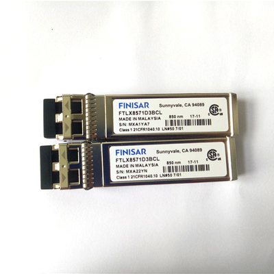 Finisar FTLX8571D3BCL 10Gb/s 850nm Multimode Datacom SFP+ optische transceivermodule