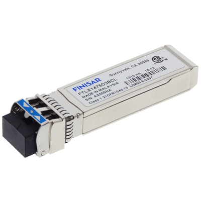 Originele Finisar FTLX1475D3BCL-FC RoHS-6 Compliant 10Gb/S 10km 1310nm SMF Datacom SFP+ Transceiver