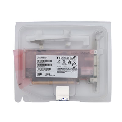 Mellanox MCX516A-CCAT ConnectX-5 EN 100GbE Dual-Port QSFP28 PCIe3.0 X 16 Interface Card High&Short Bracket 4G Fiber Connectivity