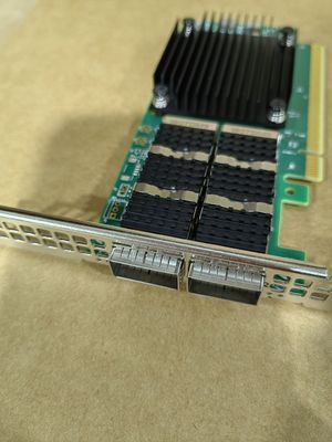 Mellanox QSFP56 Netwerkadapterkaart 100GbE Dual-Port MCX623106AC-CDAT Glasvezelapparatuur