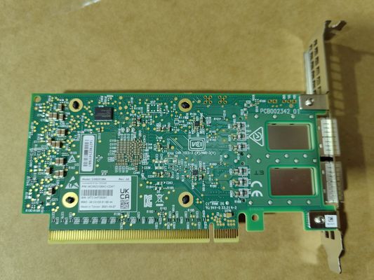 Mellanox QSFP56 Netwerkadapterkaart 100GbE Dual-Port MCX623106AC-CDAT Glasvezelapparatuur