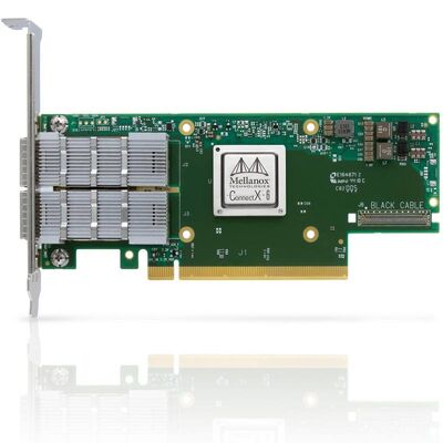 Mellanox MCX653106A-HDAT 40G Dual-Port QSFP56 Glasvezel Adapterkaart voor 40G Ethernet met 1 Jaar Garantie