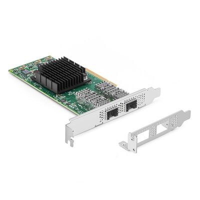 Nieuwe NVIDIA MCX653106A-HDAT ConnectX-6 Infiniband 200GbE HDR Ethernet Dual Port QSFP56 PCIe4.0 X16 Server Adapter Card
