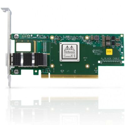 Mellanox MCX653105A-EFAT Connect X-6 VPI Adapter PCIe HDR100 EDR IB en 100GbE Single-Port QSFP56 Ethernet Network Card in voorraad