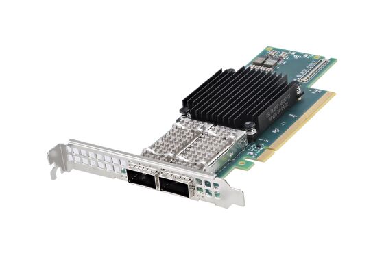 HP CX651105A Connect-6 VPI 100Gbps QSFP56 Optische vezel Server Network Adapter PCIe 3.0 X16 Interne Ethernet Card