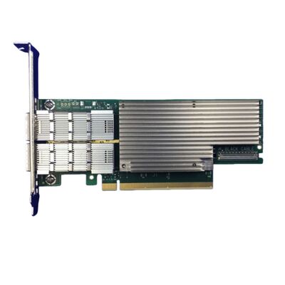 NVIDIA Connect-6 VPI-serie MCX654106A-HCAT Ethernet Network Interface Card PCIe 3.0x16 Dual Port 200Gb/s QSFP56 Server