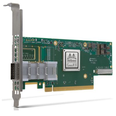 NVIDIA Connect-6 VPI-serie MCX654106A-HCAT Ethernet Network Interface Card PCIe 3.0x16 Dual Port 200Gb/s QSFP56 Server