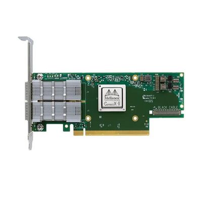 Nieuwe Mellanox MCX654106A-ECAT Connect-6 Dual-Port QSFP56 100GbE Draadloze Netwerkkaart Data Center PCIe Interne Server Stock