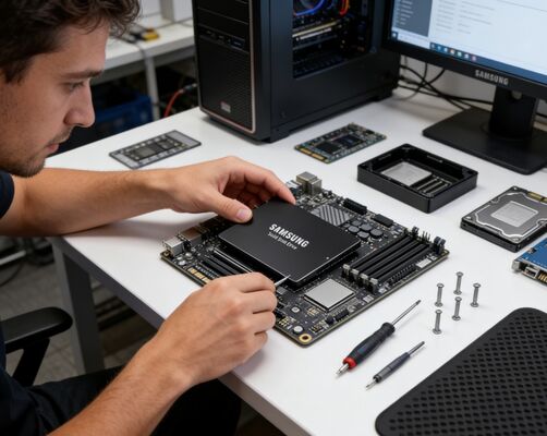 Samsung MZQLB7T6HALA-00W07 7.68TB PCIe 3.0 NVMe U.2 Enterprise SSD voor Server Data Center