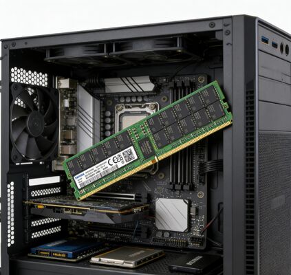 Samsung M321R8GA0PB0-CWMCJ 64GB DDR5 5600MT/s (PC5-44800) ECC RDIMM 2Rx4 1.1V Servergeheugen RAM