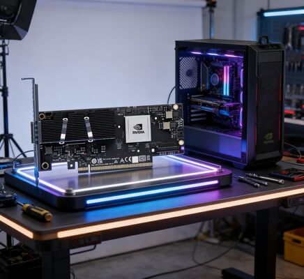 NVIDIA C8220 ConnectX‐8 SuperNIC 200GbE/400GbE NDR200 InfiniBand PCIe 6.0 QSFP112 Netwerkkaart