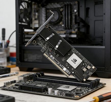 NVIDIA C8220 ConnectX‐8 SuperNIC 200GbE/400GbE NDR200 InfiniBand PCIe 6.0 QSFP112 Netwerkkaart