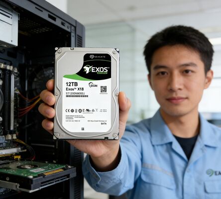 Seagate ST12000NM000J Exos X18 12TB SATA3 7200 RPM 256 MB Enterprise Server-HDD