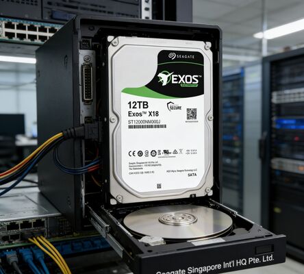 Seagate ST12000NM000J Exos X18 12TB SATA3 7200 RPM 256 MB Enterprise Server-HDD
