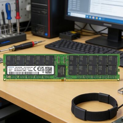 M321R8GA0PB0-CWMCJ Samsung 64GB DDR5 5600 ECC RDIMM servergeheugenmodule