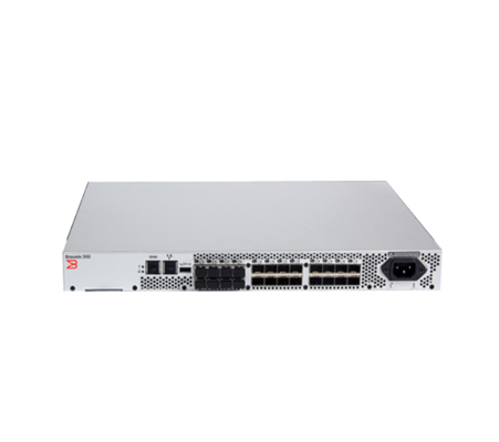Brocade G610 Fibre Channel-opslagschakelaar 32G SFP+ 1U Rackgemonteerde SAN-schakelaar