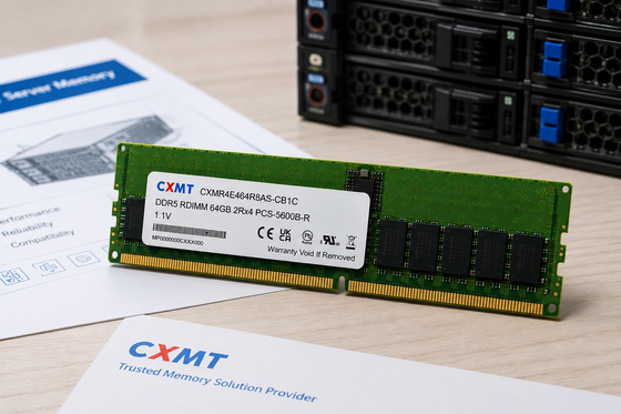 Original CXMT CXMR4E464R8AS-CB1C 64GB DDR5 5600MT/s ECC Registered Server RAM for Enterprise