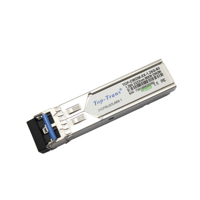 1.25g SFP-de Vezel Optische LC Schakelaar 80Km van de Zendontvangermodule de Snelle Enige Wijze van Ethernet