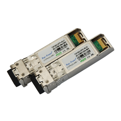 10Gb/S 60km de Zendontvangersfp Duplexlc van BIDI Optische Schakelaar