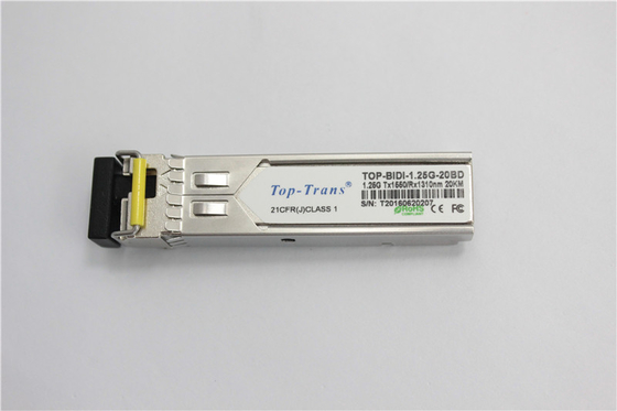 20km SFP Tweerichtingszendontvanger 1,25 g 1310nm TX/1490nm RX